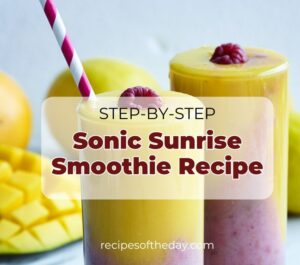 Sonic Sunrise Smoothie Recipe